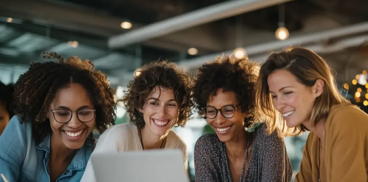 Mujeres construyendo presencia profesional en tecnología